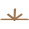 Ekena Millwork Kennewick Timber Gable Bracket, Western Red Cedar, 84"W x 45"H x 1 1/2"D x 5 1/2"F, 13/12 Pitch GBW084X45X0206KEN00SWR - alternate 5